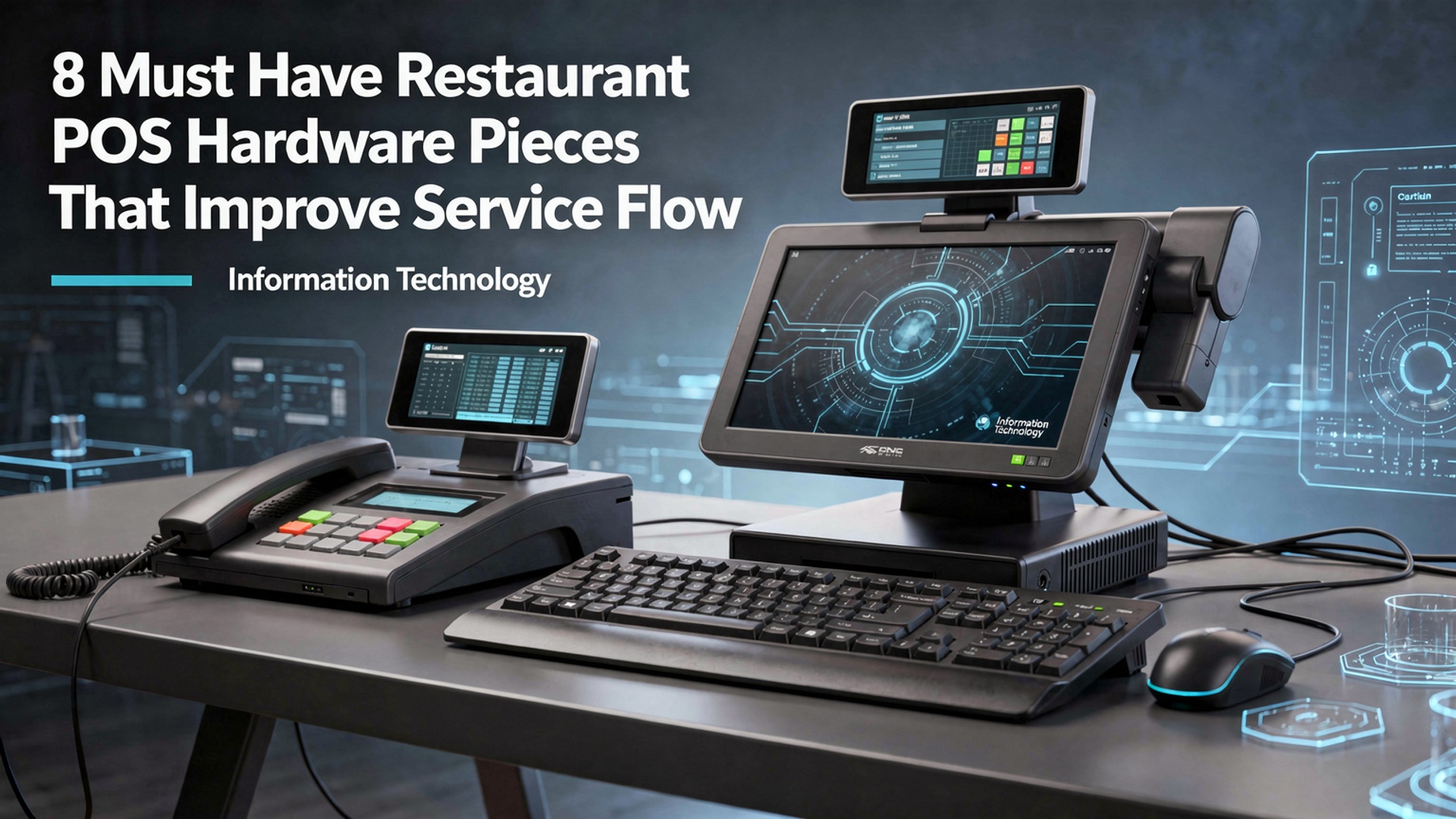 8 Must Have Restaurant POS Hardware Pieces That Improve Service Flow illustration