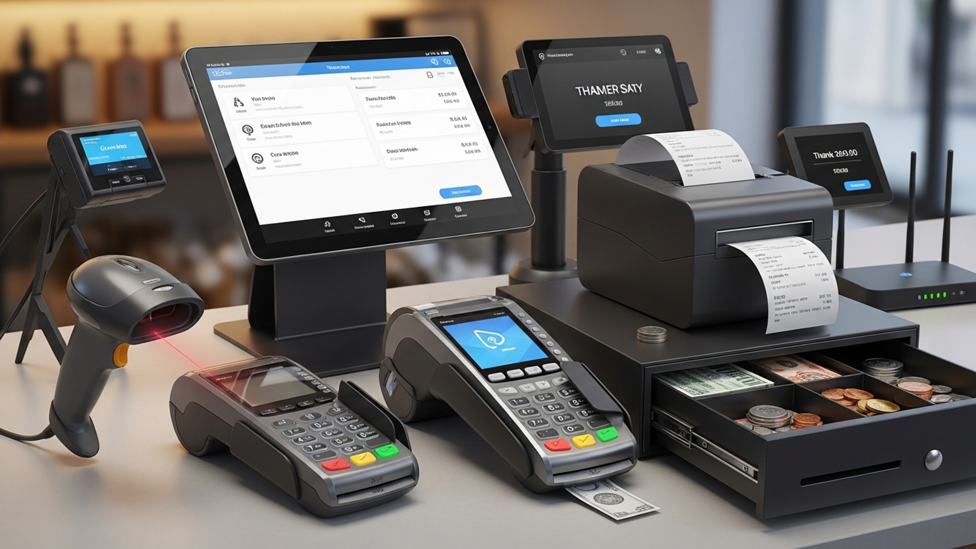 7 Essential POS Hardware Pieces for Your Small Business Success illustration