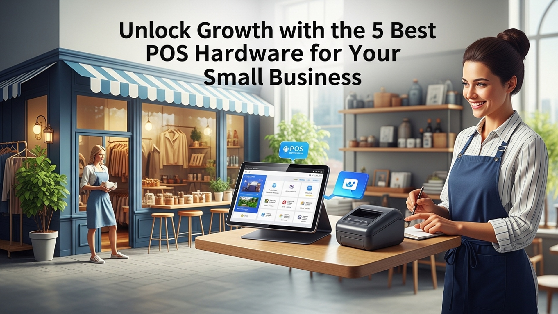 Unlock Growth with the 5 Best POS Hardware for Your Small Business illustration
